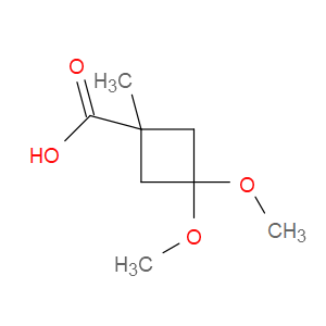3,3-DIMETHOXY-1-METHYLCYCLOBUTANECARBOXYLIC ACID