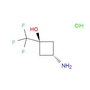TRANS-3-AMINO-1-(TRIFLUOROMETHYL)CYCLOBUTAN-1-OL HYDROCHLORIDE - Click Image to Close