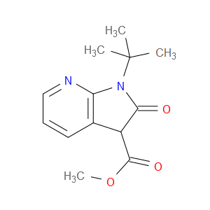 METHYL 1-TERT-BUTYL-2-OXO-1H,2H,3H-PYRROLO[2,3-B]PYRIDINE-3-CARBOXYLATE - Click Image to Close