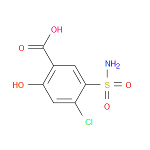 4-CHLORO-2-HYDROXY-5-SULFAMOYLBENZOIC ACID - Click Image to Close