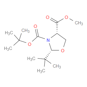 (2R,4S)-3-TERT-BUTYL 4-METHYL 2-TERT-BUTYLOXAZOLIDINE-3,4-DICARBOXYLATE - Click Image to Close