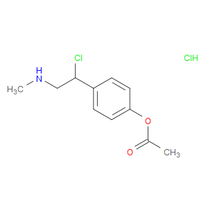 4-[1-CHLORO-2-(METHYLAMINO)ETHYL]PHENYL ACETATE HYDROCHLORIDE