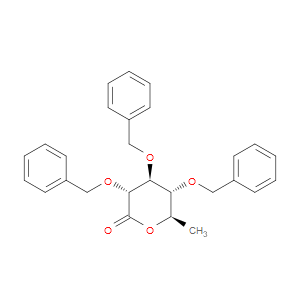 (3R,4S,5R,6R)-3,4,5-TRIS(BENZYLOXY)-TETRAHYDRO-6-METHYLPYRAN-2-ONE
