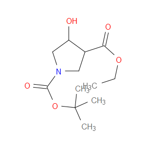 ETHYL 1-BOC-4-HYDROXYPYRROLIDINE-3-CARBOXYLATE