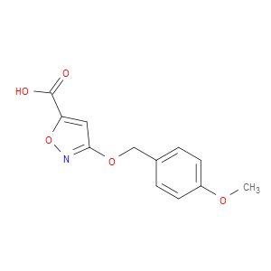 3-((4-METHOXYBENZYL)OXY)ISOXAZOLE-5-CARBOXYLIC ACID