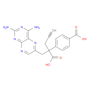 4-(2-CARBOXY-1-(2,4-DIAMINOPTERIDIN-6-YL)PENT-4-YN-2-YL)BENZOIC ACID