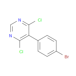 5-(4-BROMOPHENYL)-4,6-DICHLOROPYRIMIDINE - Click Image to Close
