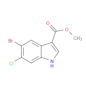 METHYL 5-BROMO-6-CHLORO-1H-INDOLE-3-CARBOXYLATE