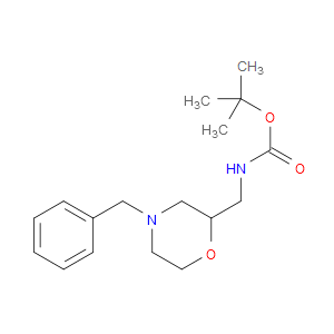 TERT-BUTYL (4-BENZYLMORPHOLIN-2-YL)METHYLCARBAMATE
