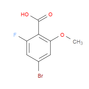 4-BROMO-2-FLUORO-6-METHOXYBENZOIC ACID - Click Image to Close