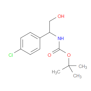 TERT-BUTYL (1-(4-CHLOROPHENYL)-2-HYDROXYETHYL)CARBAMATE