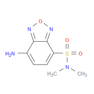 4-(N,N-DIMETHYLAMINOSULFONYL)-7-AMINO-2,1,3-BENZOXADIAZOLE