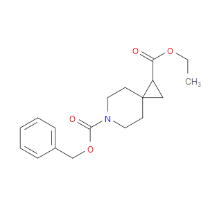 6-BENZYL 1-ETHYL 6-AZASPIRO[2.5]OCTANE-1,6-DICARBOXYLATE - Click Image to Close