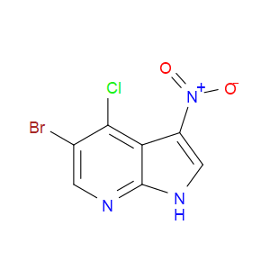 5-BROMO-4-CHLORO-3-NITRO-1H-PYRROLO[2,3-B]PYRIDINE - Click Image to Close