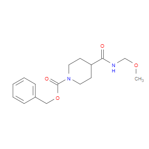 1-CBZ-N-METHOXY-N-METHYL-4-PIPERIDINECARBOXAMIDE - Click Image to Close