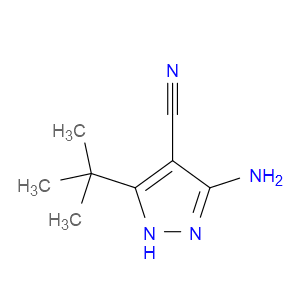 3-AMINO-5-TERT-BUTYL-1H-PYRAZOLE-4-CARBONITRILE