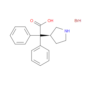 (S)-2,2-DIPHENYL-2-(PYRROLIDIN-3-YL)ACETIC ACID (HYDROBROMIDE)