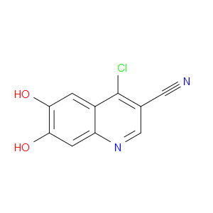 4-CHLORO-6,7-DIHYDROXYQUINOLINE-3-CARBONITRILE