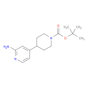 TERT-BUTYL 4-(2-AMINOPYRIDIN-4-YL)PIPERIDINE-1-CARBOXYLATE - Click Image to Close