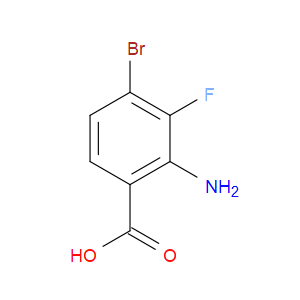 2-AMINO-4-BROMO-3-FLUOROBENZOIC ACID