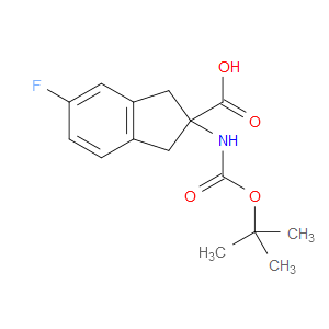 2-((TERT-BUTOXYCARBONYL)AMINO)-5-FLUORO-2,3-DIHYDRO-1H-INDENE-2-CARBOXYLIC ACID