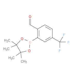 2-(4,4,5,5-TETRAMETHYL-1,3,2-DIOXABOROLAN-2-YL)-4-(TRIFLUOROMETHYL)BENZALDEHYDE