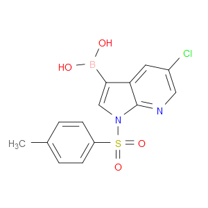 [5-CHLORO-1-(4-METHYLBENZENESULFONYL)-1H-PYRROLO[2,3-B]PYRIDIN-3-YL]BORONIC ACID