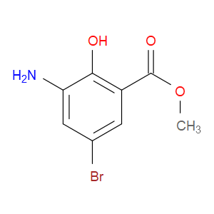 METHYL 3-AMINO-5-BROMO-2-HYDROXYBENZENECARBOXYLATE