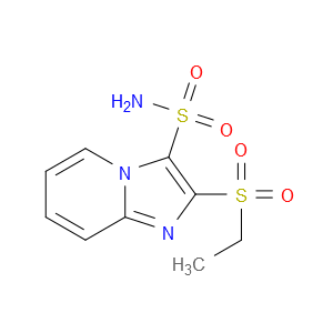 2-ETHYLSULFONYLIMIDAZO[1,2-A]PYRIDINE-3-SULFONAMIDE