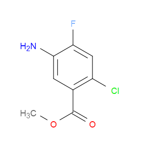 METHYL 5-AMINO-2-CHLORO-4-FLUOROBENZOATE - Click Image to Close