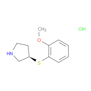 (R)-3-((2-METHOXYPHENYL)THIO)PYRROLIDINE HYDROCHLORIDE - Click Image to Close