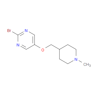 2-BROMO-5-(1-METHYL-PIPERIDIN-4-YLMETHOXY)PYRIMIDINE - Click Image to Close