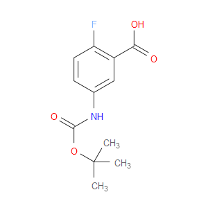 5-((TERT-BUTOXYCARBONYL)AMINO)-2-FLUOROBENZOIC ACID - Click Image to Close