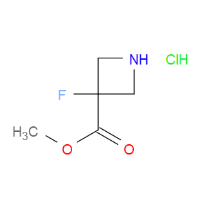 METHYL 3-FLUOROAZETIDINE-3-CARBOXYLATE HYDROCHLORIDE