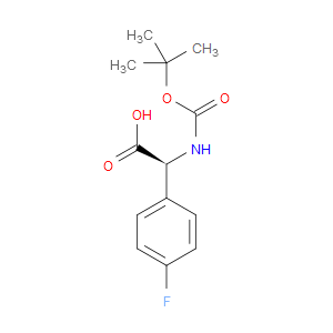 (S)-2-((TERT-BUTOXYCARBONYL)AMINO)-2-(4-FLUOROPHENYL)ACETIC ACID