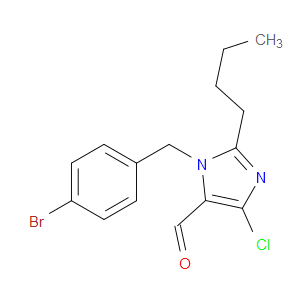 1-(4-BROMOBENZYL)-2-BUTYL-4-CHLORO-1H-IMIDAZOLE-5-CARBALDEHYDE