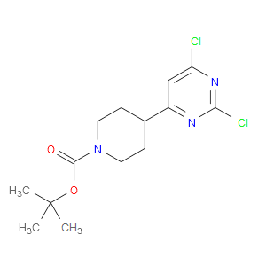 TERT-BUTYL 4-(2,6-DICHLOROPYRIMIDIN-4-YL)PIPERIDINE-1-CARBOXYLATE - Click Image to Close