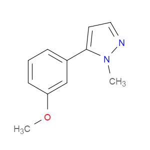 5-(3-METHOXYPHENYL)-1-METHYL-1H-PYRAZOLE - Click Image to Close