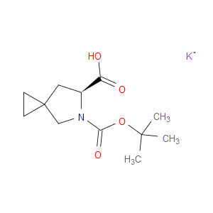 POTASSIUM (S)-5-(TERT-BUTOXYCARBONYL)-5-AZASPIRO[2.4]HEPTANE-6-CARBOXYLATE