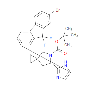(S)-TERT-BUTYL 6-(5-(7-BROMO-9,9-DIFLUORO-9H-FLUOREN-2-YL)-1H-IMIDAZOL-2-YL)-5-AZASPIRO[2.4]HEPTANE-5-CARBOXYLATE