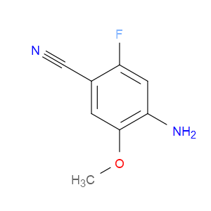 4-AMINO-2-FLUORO-5-METHOXYBENZONITRILE - Click Image to Close