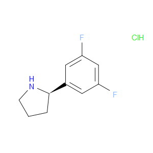 (R)-2-(3,5-DIFLUOROPHENYL)PYRROLIDINE HYDROCHLORIDE - Click Image to Close