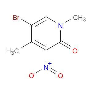 5-BROMO-1,4-DIMETHYL-3-NITROPYRIDIN-2(1H)-ONE - Click Image to Close