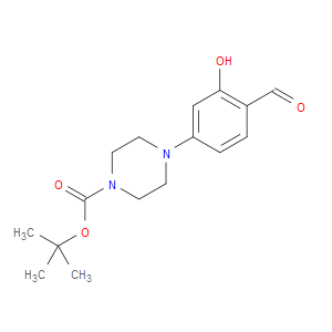 TERT-BUTYL 4-(4-FORMYL-3-HYDROXYPHENYL)PIPERAZINE-1-CARBOXYLATE - Click Image to Close