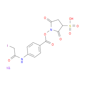 SULFO-N-SUCCINIMIDYL (N-IODOACETYL)AMINOBENZOATE - Click Image to Close