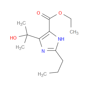 ETHYL 4-(1-HYDROXY-1-METHYLETHYL)-2-PROPYL-IMIDAZOLE-5-CARBOXYLATE