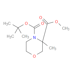 4-TERT-BUTYL 3-METHYL 3-METHYLMORPHOLINE-3,4-DICARBOXYLATE - Click Image to Close