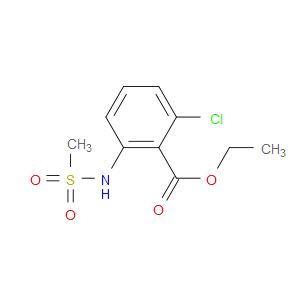 ETHYL 2-CHLORO-6-(METHYLSULFONAMIDO)BENZOATE