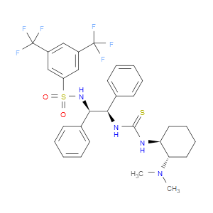 N-[(1R,2R)-2-[[[[(1S,2S)-2-(DIMETHYLAMINO)CYCLOHEXYL]AMINO]THIOXOMETHYL]AMINO]-1,2-DIPHENYLETHYL]-3,5-BIS(TRIFLUOROMETHYL)BENZENESULFONAMIDE