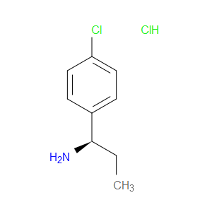 (R)-1-(4-CHLOROPHENYL)PROPAN-1-AMINE HYDROCHLORIDE